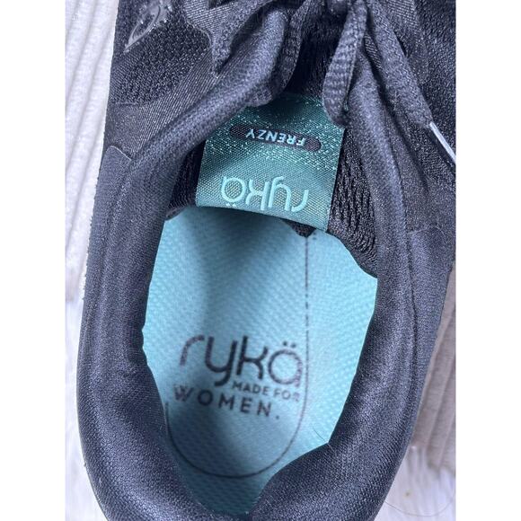 Ryka Frenzy Shoes Womens Size 11M Black Mesh Walking Running Athletic Trainers - Picture 4 of 8